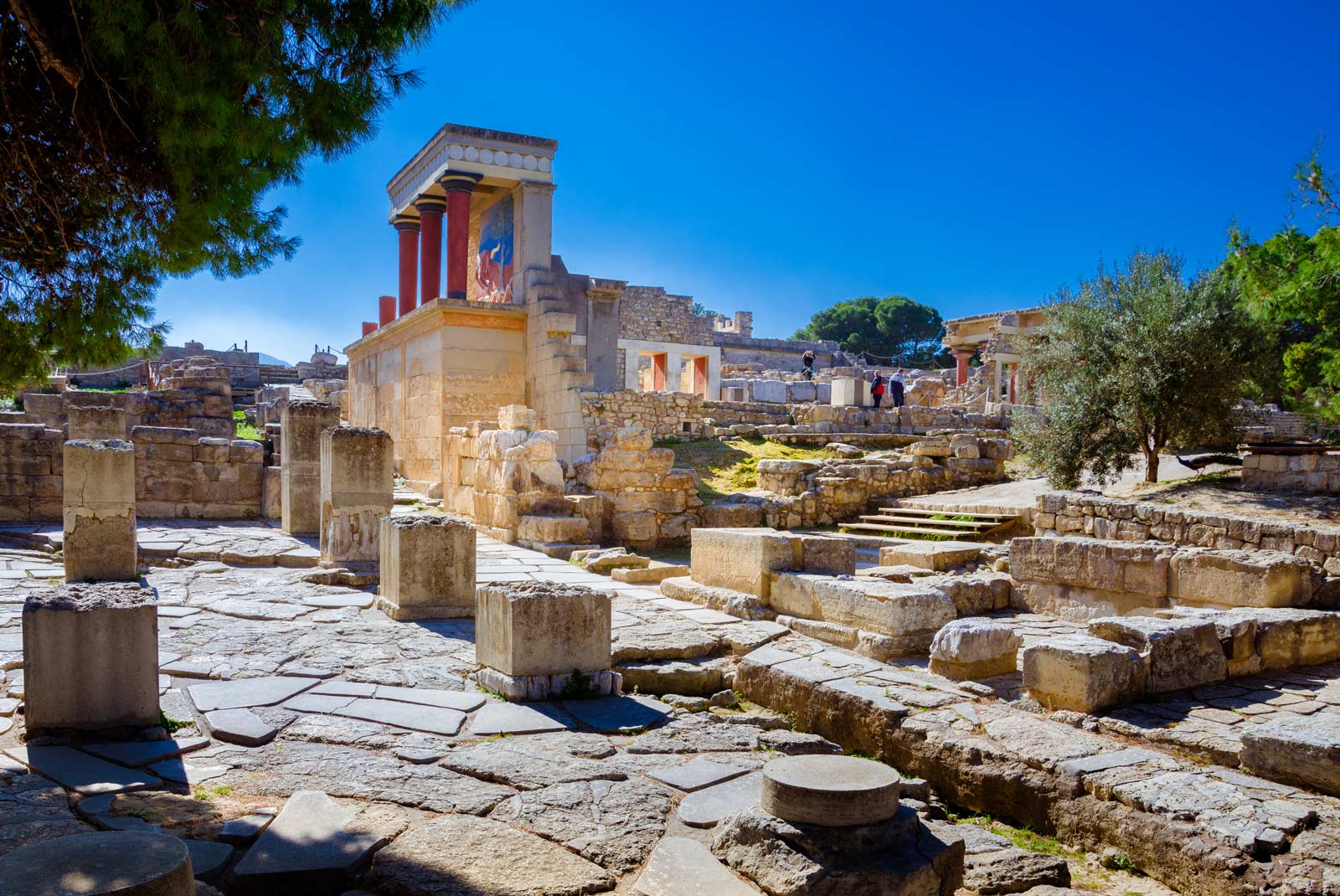 Ruins of ancient Knossos